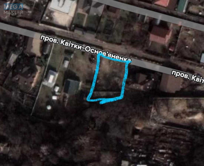 Продажа участка, 9,73 соток, участок под жилую застройку, <a class="location-link" href="/kiev/" title="Недвижимость Київ">Київ</a>, <a class="location-link" href="/kiev/goloseevskij/" title="Недвижимость Голосіївський район">Голосіївський р-н</a>, Квітки-Основяненка пров. (изображение 1)
