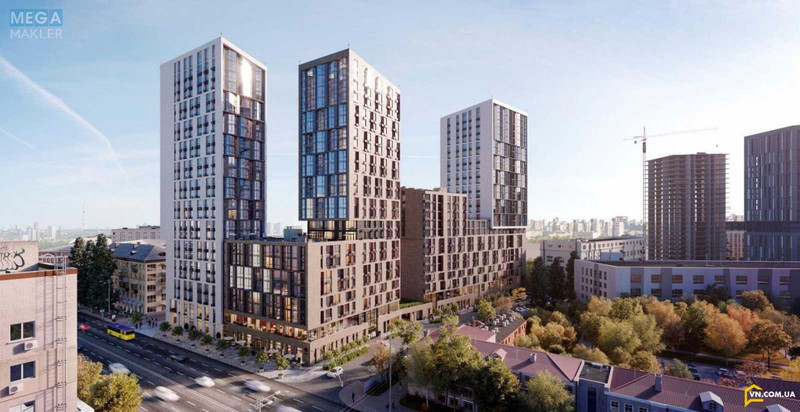 Продаж 5 кімнатної квартири (165,7/60,8/37,4), 24 пов. 25 пов. будинку, <a class="location-link" href="/kiev/" title="Недвижимость Київ">Київ</a>, <a class="location-link" href="/kiev/solomenskij/" title="Недвижимость Солом'янський район">Солом'янський р-н</a>, Урицкого ул., 38 (изображение 1)