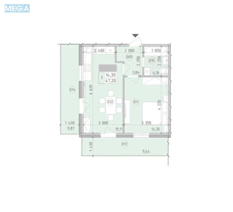 Новобудова, 21 поверхів, <a class="location-link" href="/kiev/" title="Недвижимость Київ">Київ</a>, <a class="location-link" href="/kiev/goloseevskij/" title="Недвижимость Голосіївський район">Голосіївський р-н</a>, Михайла Максимовича вул., 26В (изображение 1)