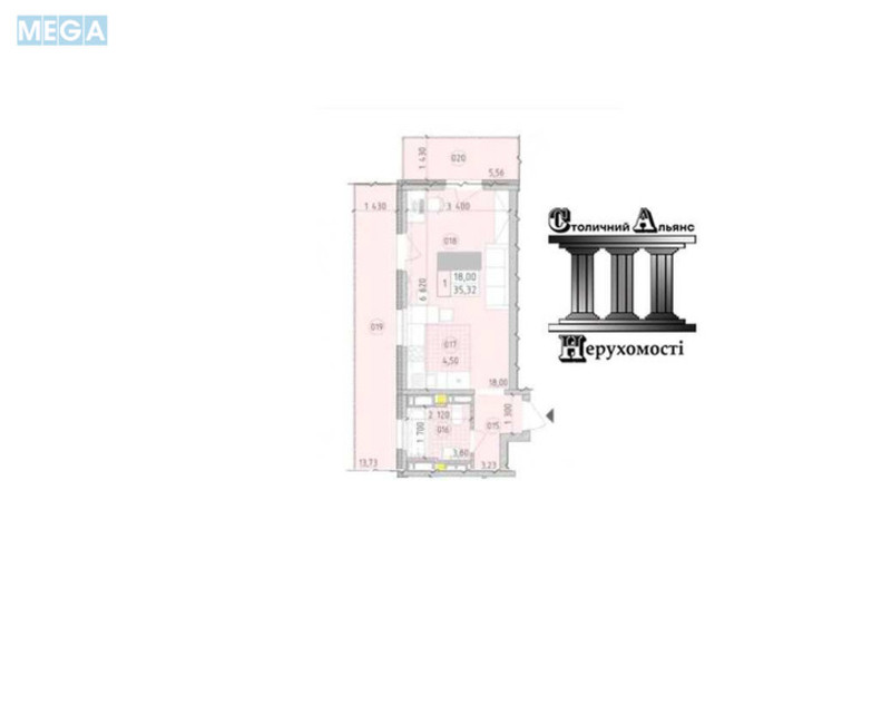 Новобудова, 21 поверхів, <a class="location-link" href="/kiev/" title="Недвижимость Київ">Київ</a>, <a class="location-link" href="/kiev/goloseevskij/" title="Недвижимость Голосіївський район">Голосіївський р-н</a>, Михайла Максимовича вул., 26В (изображение 1)