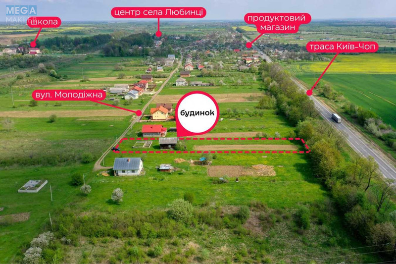 Продажа участка, 25 соток, участок под жилую застройку, <a class="location-link" href="/lyubincy/" title="Недвижимость Любінці">Любинці</a>, Молодіжна (изображение 1)
