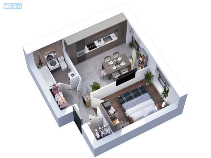 Новобудова, 5 поверхів, <a class="location-link" href="/gatnoe/" title="Недвижимость Гатне">Гатне</a>, Інститутська, 5 (изображение 1)