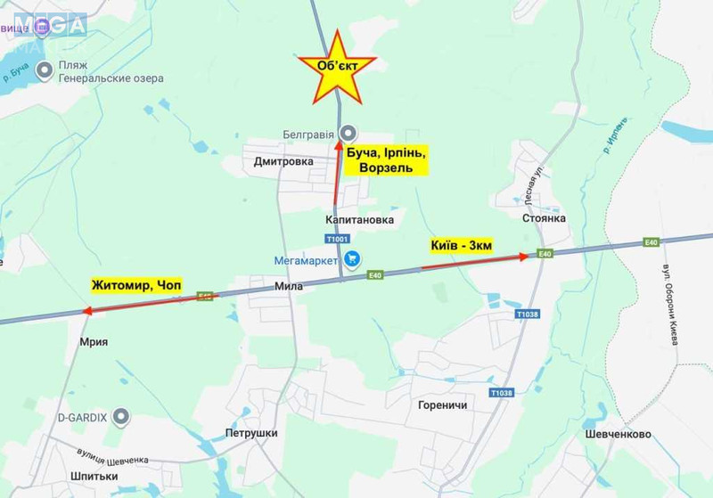 Продажа участка, 110&nbsp;соток, земля коммерческого назначения, <a class="location-link" href="/dmitrovka-selo-kv-kievo-svyatoshinskij-rajon/" title="Недвижимость Дмитрівка">Дмитрівка</a>, Центральна (изображение 1)