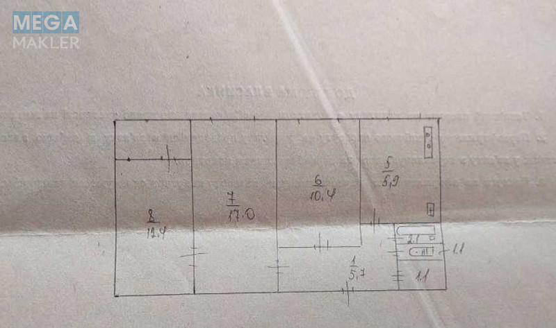 Продаж 3 кімнатної квартири (60/40/10), 9 пов. 9 пов. будинку, <a class="location-link" href="/kiev/" title="Недвижимость Київ">Київ</a>, <a class="location-link" href="/kiev/desnyanskij/" title="Недвижимость Деснянський район">Деснянський р-н</a>, Мілютенка вул., 23 (изображение 1)