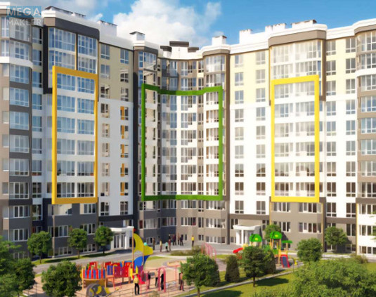 Продаж 1 кімнатної квартири (36,6/15,7/12,7), 3 пов. 10 пов. будинку, <a class="location-link" href="/vishnevoe/" title="Недвижимость Вишневе">Вишневе</a>, Весняний, 2 (изображение 1)