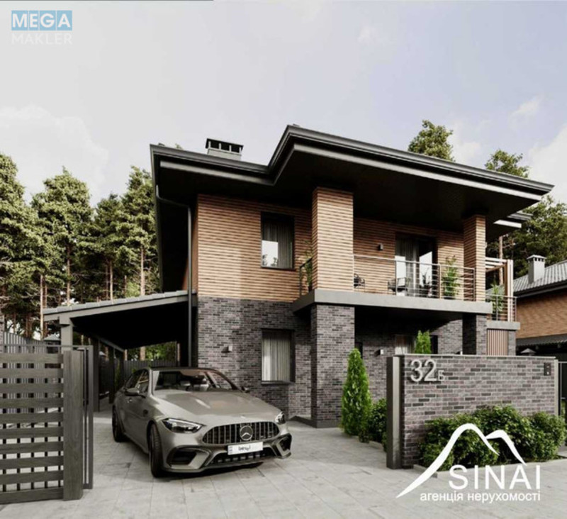 Продаж дома, 2&nbsp;поверху, 250&nbsp;кв.м, 4&nbsp;кімнати, ділянка 4,40&nbsp;сотки, <a class="location-link" href="/petropavlovskaya-borshagovka/" title="Недвижимость Петропавлівська Борщагівка">Петропавлівська Борщагівка</a>, Соборна, 34 (изображение 1)