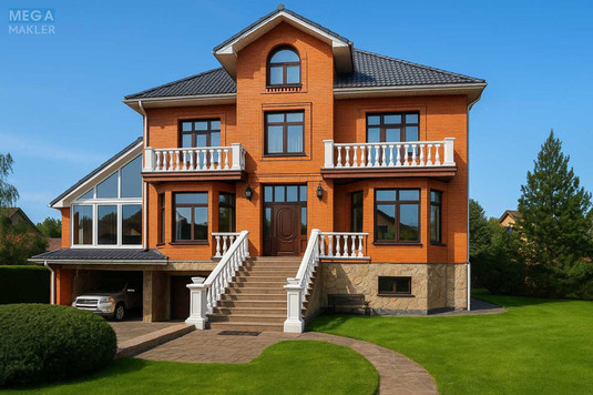 Продаж дома, 4&nbsp;поверху, 425&nbsp;кв.м, 7&nbsp;кімнат, ділянка 15&nbsp;соток, <a class="location-link" href="/petropavlovskaya-borshagovka/" title="Недвижимость Петропавлівська Борщагівка">Петропавлівська Борщагівка</a>, Борщагівська, 23 (изображение 1)