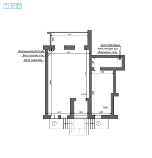 Продаж комерційної нерухомості, 90&nbsp;кв.м, под магазин, <a class="location-link" href="/kiev/" title="Недвижимость Київ">Київ</a>, <a class="location-link" href="/kiev/podolskij/" title="Недвижимость Подільський район">Подільський р-н</a>, Юрковская ул., 17 (изображение 1)