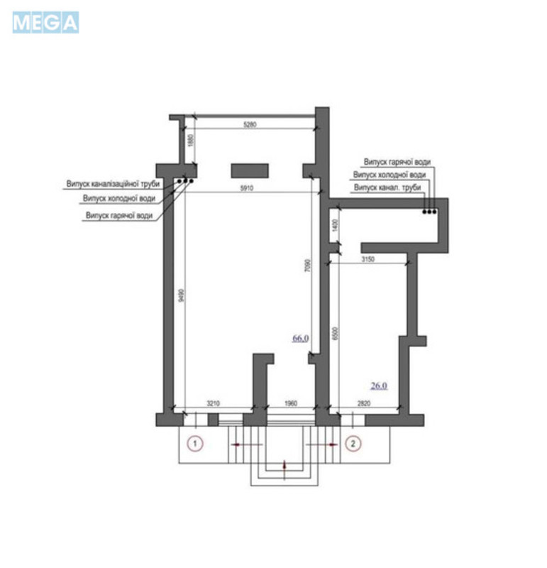 Продаж комерційної нерухомості, 90&nbsp;кв.м, под магазин, <a class="location-link" href="/kiev/" title="Недвижимость Київ">Київ</a>, <a class="location-link" href="/kiev/podolskij/" title="Недвижимость Подільський район">Подільський р-н</a>, Юрковская ул., 17 (изображение 1)