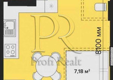 Продаж 1 кімнатної квартири (35/10/17), 5 пов. 5 пов. будинку