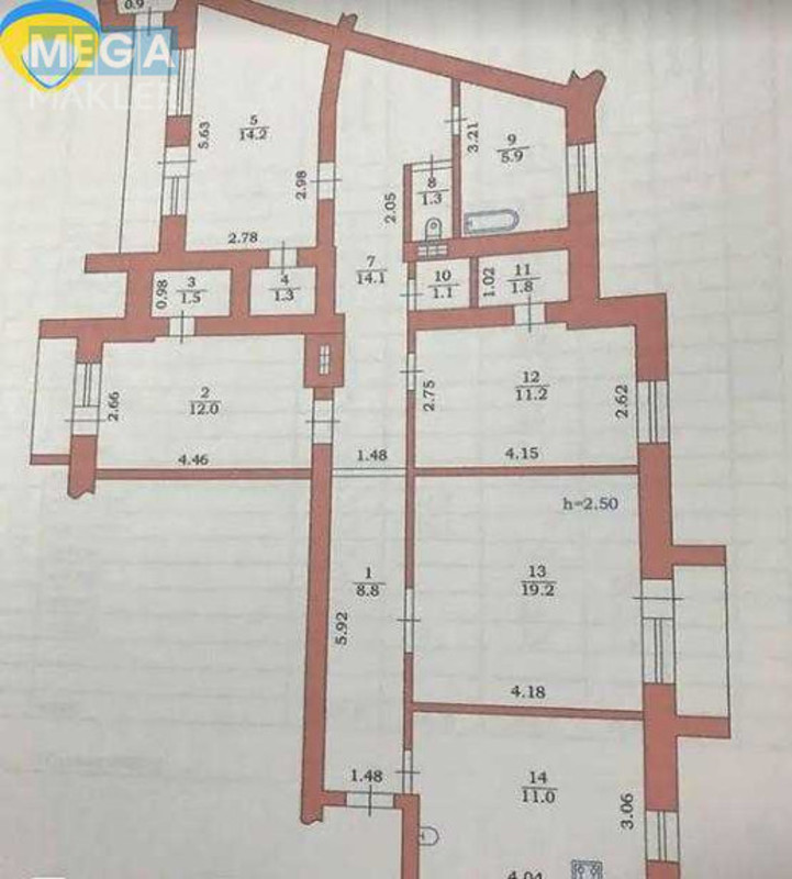 Продаж 4 кімнатної квартири (110/65/15), 6 пов. 10 пов. будинку, <a class="location-link" href="/odessa/" title="Недвижимость Одеса">Одеса</a>, <a class="location-link" href="/odessa/primorskij/" title="Недвижимость Приморський район">Приморський р-н</a>, Михайловская (изображение 1)