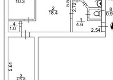 Продаж 3 кімнатної квартири (56/41/5), 5 пов. 5 пов. будинку