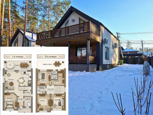 Продаж дома, 2&nbsp;поверху, 159&nbsp;кв.м, 5&nbsp;кімнат, ділянка 7&nbsp;соток, <a class="location-link" href="/hodosovka/" title="Недвижимость Ходосівка">Ходосівка</a>, урядова, 24а (изображение 1)