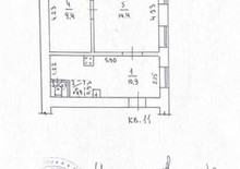Продаж 2 кімнатної квартири (37/27/10), 1 пов. 3 пов. будинку
