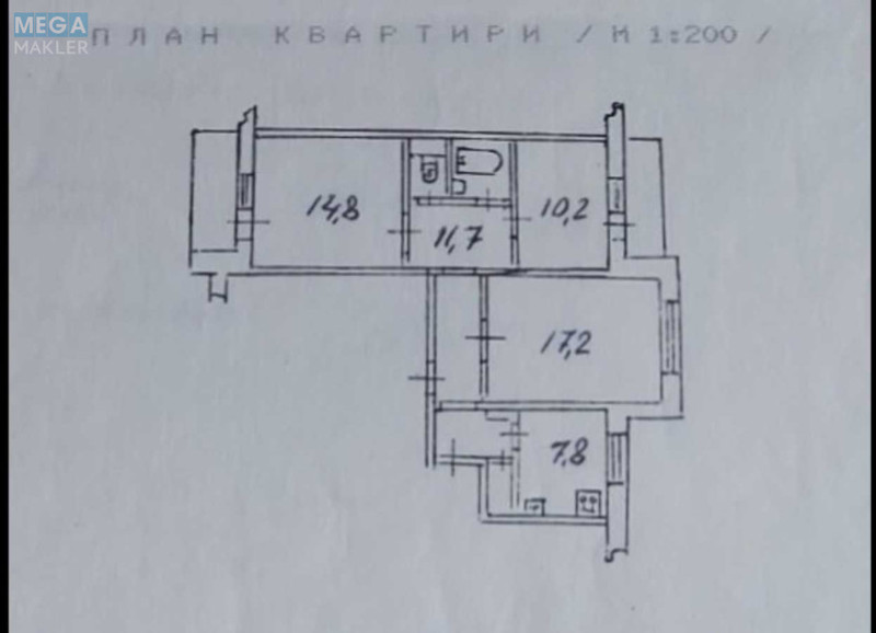 Продаж 3 кімнатної квартири (69,3/42,2/7,8), 5 пов. 9 пов. будинку, <a class="location-link" href="/kiev/" title="Недвижимость Київ">Київ</a>, <a class="location-link" href="/kiev/obolonskij/" title="Недвижимость Оболонський район">Оболонський р-н</a>, Героїв Сталінграду просп., 48 (изображение 1)