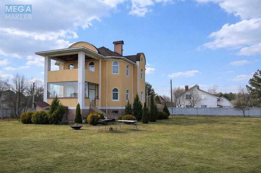 Продаж дома, 2&nbsp;поверху, 390&nbsp;кв.м, 5&nbsp;кімнат, ділянка 32&nbsp;сотки, <a class="location-link" href="/lyubimovka-selo-kv-kievo-svyatoshinskij-rajon/" title="Недвижимость Любимівка">Любимівка</a>, Лісна (изображение 1)