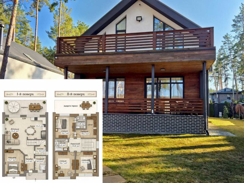 Продаж дома, 2&nbsp;поверху, 170&nbsp;кв.м, 5&nbsp;кімнат, ділянка 7&nbsp;соток, <a class="location-link" href="/hodosovka/" title="Недвижимость Ходосівка">Ходосівка</a>, Урядова, 24а (изображение 1)