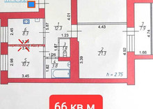 Продаж 2 кімнатної квартири (66/22/20), 1 пов. 9 пов. будинку
