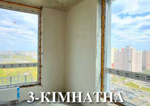 Продаж 3 кімнатної квартири (70,7/41/10,7), 9 пов. 24 пов. будинку