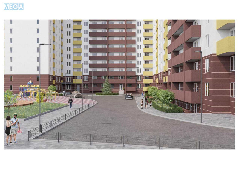 Новобудова, 23 поверхів, <a class="location-link" href="/kiev/" title="Недвижимость Київ">Київ</a>, <a class="location-link" href="/kiev/shevchenkovskij/" title="Недвижимость Шевченківський район">Шевченківський р-н</a>, Українська вул., 6 (изображение 1)