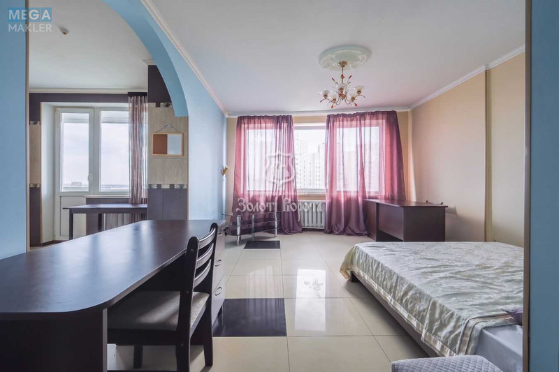 Продаж 1 кімнатної квартири (50,6/20/10,4), 22 пов. 34 пов. будинку, <a class="location-link" href="/kiev/" title="Недвижимость Київ">Київ</a>, <a class="location-link" href="/kiev/darnickij/" title="Недвижимость Дарницький район">Дарницький р-н</a>, Михайла Гришка вул., 9 (изображение 1)