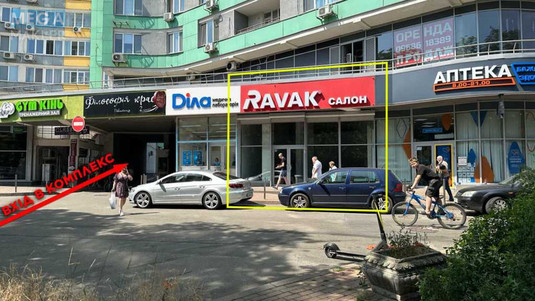 Оренда комерційної нерухомості, 67,80&nbsp;кв.м, под магазин, <a class="location-link" href="/kiev/" title="Недвижимость Київ">Київ</a>, <a class="location-link" href="/kiev/podolskij/" title="Недвижимость Подільський район">Подільський р-н</a>, Вишгородська вул., 45 (изображение 1)