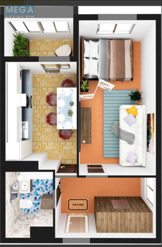 Новобудова, 25 поверхів, <a class="location-link" href="/kotsyubinskoe/" title="Недвижимость Коцюбинське">Коцюбинське</a>, Доківська, 14 (изображение 1)