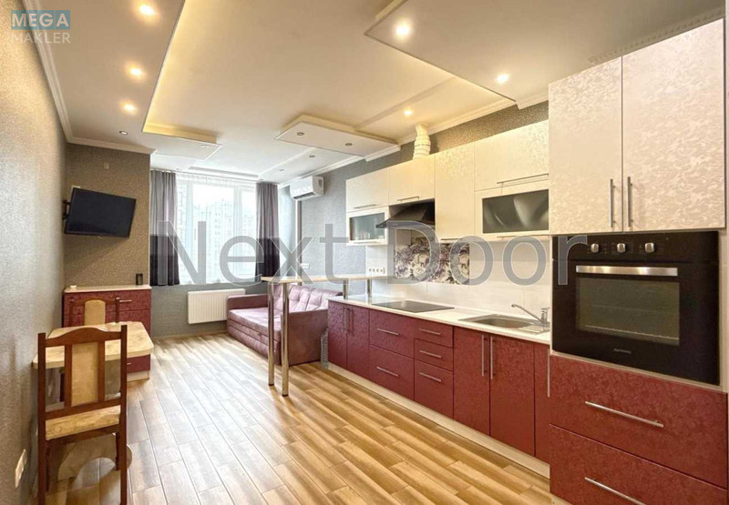 Продаж 1 кімнатної квартири (51,6/19/17,9), 7 пов. 22 пов. будинку, <a class="location-link" href="/kiev/" title="Недвижимость Київ">Київ</a>, <a class="location-link" href="/kiev/goloseevskij/" title="Недвижимость Голосіївський район">Голосіївський р-н</a>, Маршала Конєва вул., 12А (изображение 1)