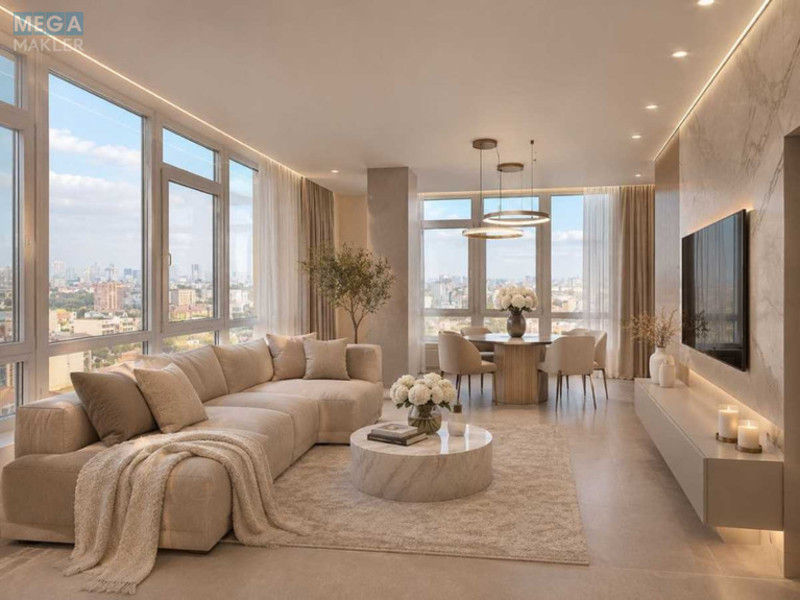 Продаж 3 кімнатної квартири (96/40/24), 13 пов. 21 пов. будинку, <a class="location-link" href="/kiev/" title="Недвижимость Київ">Київ</a>, <a class="location-link" href="/kiev/darnickij/" title="Недвижимость Дарницький район">Дарницький р-н</a>, Дніпровська наб., 20А (изображение 1)