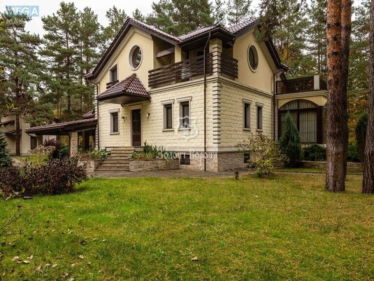 Продаж дома, 2&nbsp;поверху, 296,10&nbsp;кв.м, 4&nbsp;кімнати, ділянка 20&nbsp;соток, <a class="location-link" href="/vishenki-selo-kv/" title="Недвижимость Вишеньки">Вишеньки</a>, Грушевського вул., 2 (изображение 1)