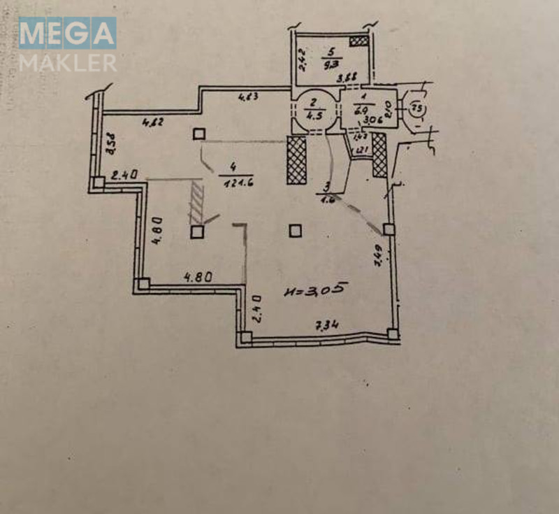 Продаж 3 кімнатної квартири (143/69/20), 15 пов. 16 пов. будинку, <a class="location-link" href="/dnepropetrovsk/" title="Недвижимость Дніпра">Дніпро</a>, <a class="location-link" href="/dnepropetrovsk/zhovtnevyj/" title="Недвижимость Жовтневий район">Жовтневий р-н</a> (изображение 4)