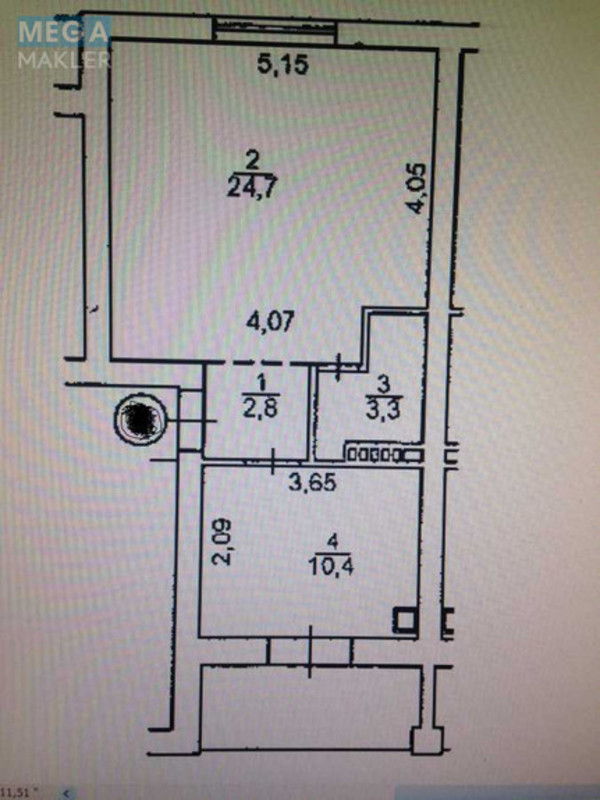 Продаж 3 кімнатної квартири (89/50/10), 4 пов. 5 пов. будинку, <a class="location-link" href="/gora/" title="Недвижимость Гора">Гора</a>, Центральна, 38А (изображение 24)