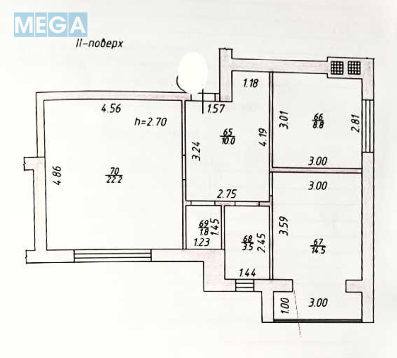 Продаж 2 кімнатної квартири (60/37/9), 2 пов. 5 пов. будинку, <a class="location-link" href="/irpen/" title="Недвижимость Ірпінь">Ірпінь</a>, Єрощенка, 12 (изображение 10)