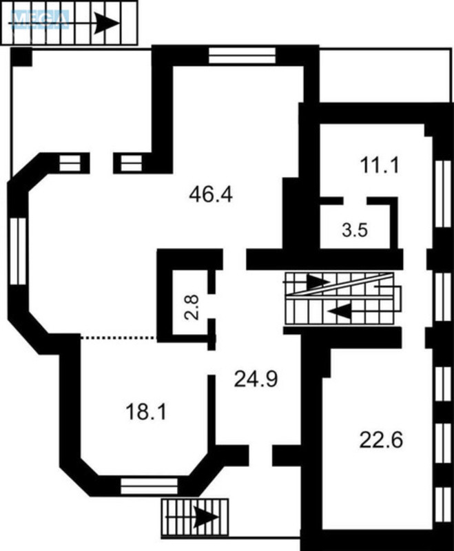 Продаж дома, 2&nbsp;поверху, 290&nbsp;кв.м, 5&nbsp;кімнат, ділянка 15&nbsp;соток, <a class="location-link" href="/muzichi/" title="Недвижимость Музичі">Музичі</a>, Молодіжна (изображение 23)