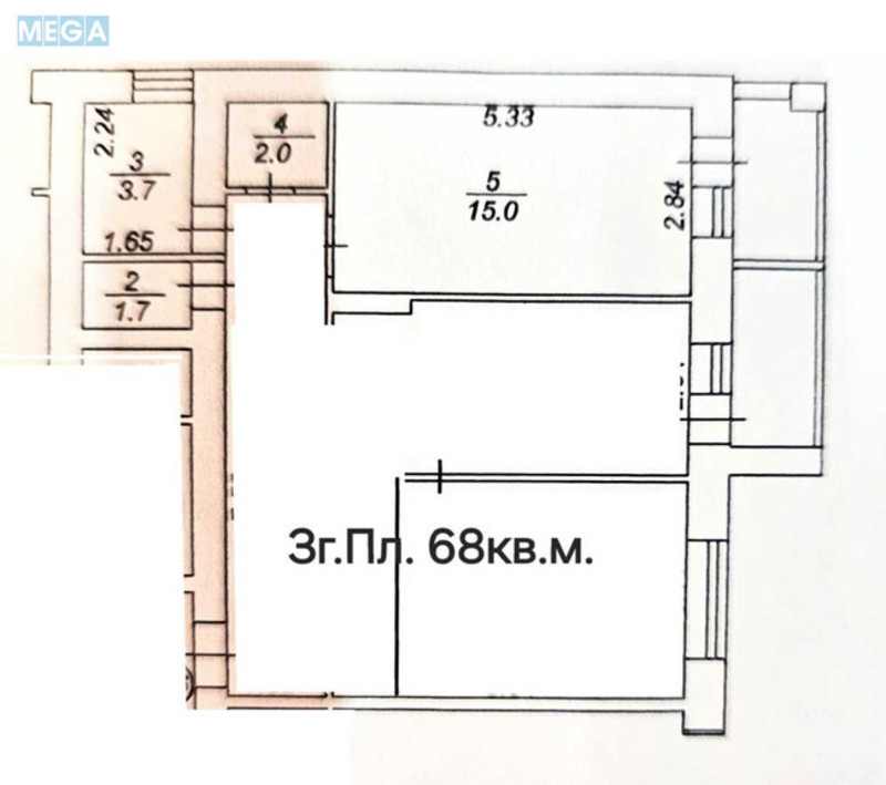 Продаж 2 кімнатної квартири (68/31/14), 5 пов. 10 пов. будинку, <a class="location-link" href="/sofievskaya-borshagovka/" title="Недвижимость Софіївська Борщагівка">Софіївська Борщагівка</a>, Чубинського, 4 (изображение 19)