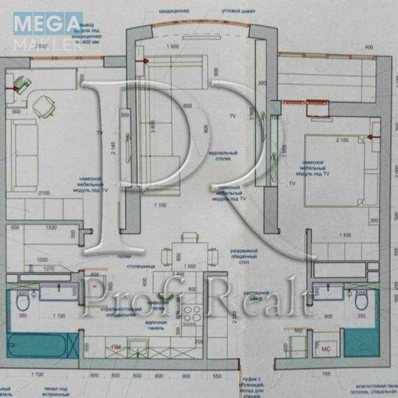 Продаж 3 кімнатної квартири (78/48/21), 21 пов. 23 пов. будинку, <a class="location-link" href="/kiev/" title="Недвижимость Київ">Київ</a>, <a class="location-link" href="/kiev/goloseevskij/" title="Недвижимость Голосіївський район">Голосіївський р-н</a>, Максимовича Михайла вулиця, 3Г (изображение 19)