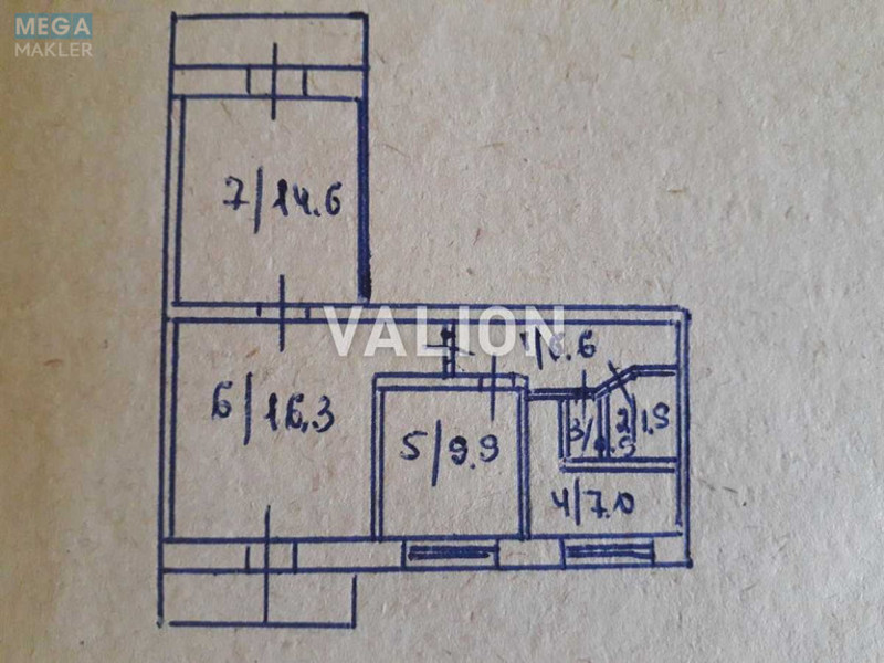 Продаж 3 кімнатної квартири (59/41/7), 2 пов. 9 пов. будинку, <a class="location-link" href="/kiev/" title="Недвижимость Київ">Київ</a>, <a class="location-link" href="/kiev/dneprovskij/" title="Недвижимость Дніпровський район">Дніпровський р-н</a>, Павла Тычины просп., 21 (изображение 3)