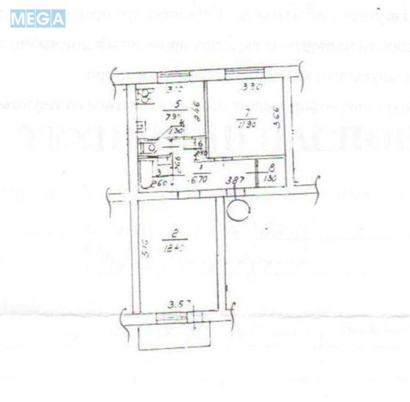 Продаж 2 кімнатної квартири (52/30,3/8), 2 пов. 5 пов. будинку, <a class="location-link" href="/kiev/" title="Недвижимость Київ">Київ</a>, <a class="location-link" href="/kiev/shevchenkovskij/" title="Недвижимость Шевченківський район">Шевченківський р-н</a>, Невська вул., 7Б (изображение 9)