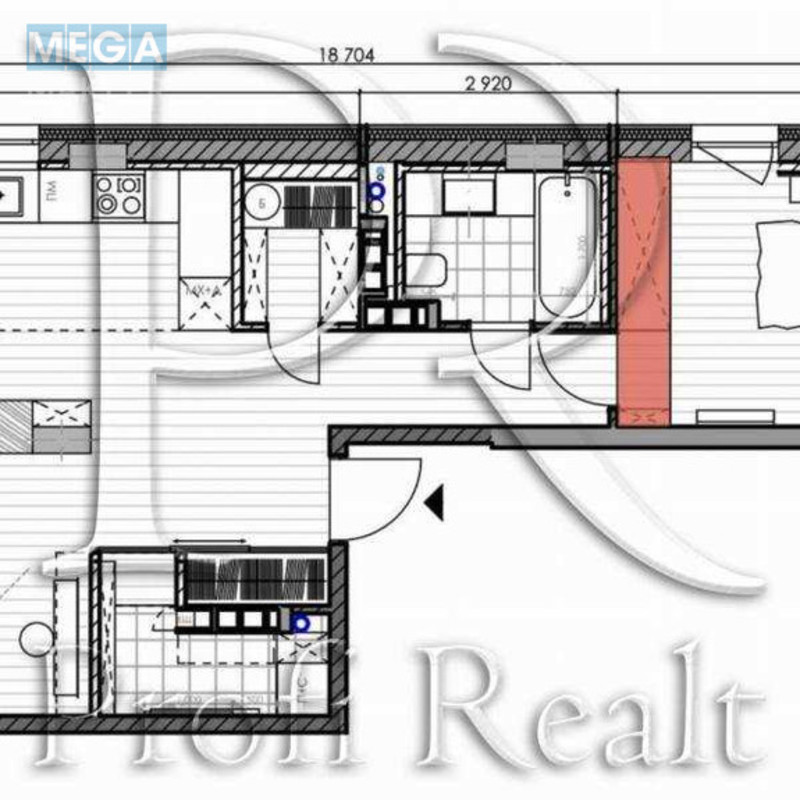 Продаж 2 кімнатної квартири (78/37/20), 16 пов. 17 пов. будинку, <a class="location-link" href="/kiev/" title="Недвижимость Київ">Київ</a>, <a class="location-link" href="/kiev/dneprovskij/" title="Недвижимость Дніпровський район">Дніпровський р-н</a>, Регенераторна вулиця, 4к15 (изображение 21)