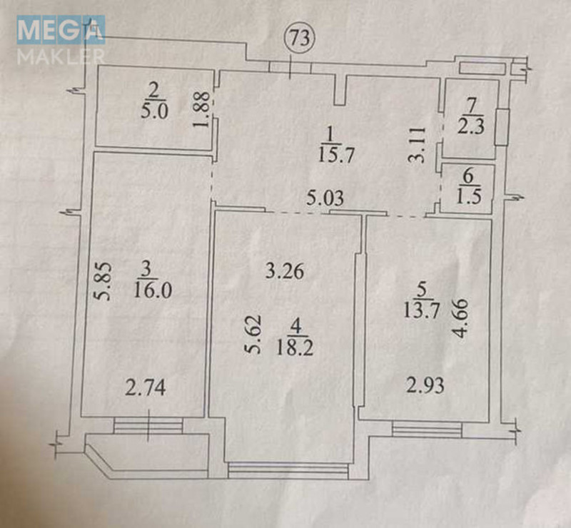 Продаж 2 кімнатної квартири (73/50/18,5), 7 пов. 24 пов. будинку, <a class="location-link" href="/kiev/" title="Недвижимость Київ">Київ</a>, <a class="location-link" href="/kiev/solomenskij/" title="Недвижимость Солом'янський район">Солом'янський р-н</a>, Митрополита Василя Липківського вул., 33а (изображение 15)