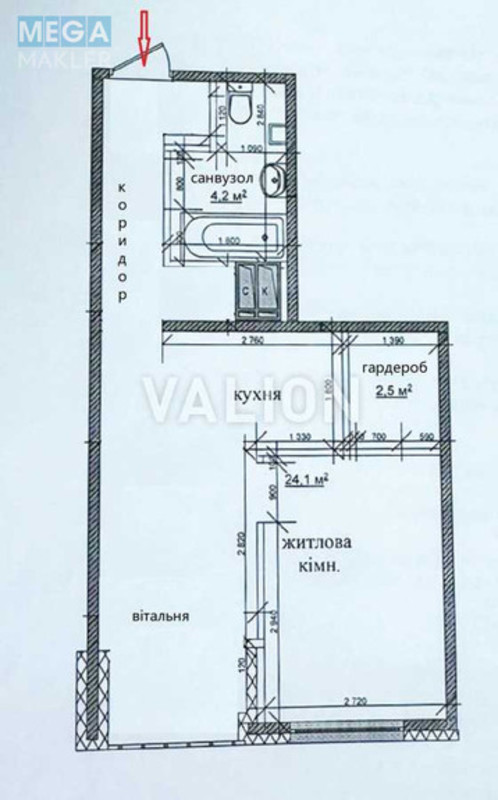 Продаж 1 кімнатної квартири (38/20/15), 23 пов. 25 пов. будинку, <a class="location-link" href="/kiev/" title="Недвижимость Київ">Київ</a>, <a class="location-link" href="/kiev/svyatoshinskij/" title="Недвижимость Святошинський район">Святошинський р-н</a>, Клавдиевская ул., 40є (изображение 14)