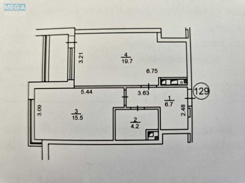 Продаж 2 кімнатної квартири (50/?/20), 15 пов. 25 пов. будинку, <a class="location-link" href="/kiev/" title="Недвижимость Київ">Київ</a>, <a class="location-link" href="/kiev/darnickij/" title="Недвижимость Дарницький район">Дарницький р-н</a>, Зарічна вул., 3А (изображение 15)