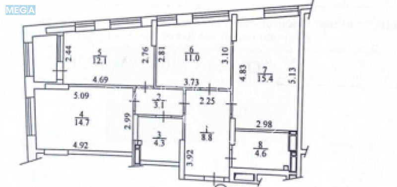 Продаж 3 кімнатної квартири (76,7/37,8/15,4), 20 пов. 25 пов. будинку, <a class="location-link" href="/kiev/" title="Недвижимость Київ">Київ</a>, <a class="location-link" href="/kiev/goloseevskij/" title="Недвижимость Голосіївський район">Голосіївський р-н</a>, Столичне шосе, 1А (изображение 16)