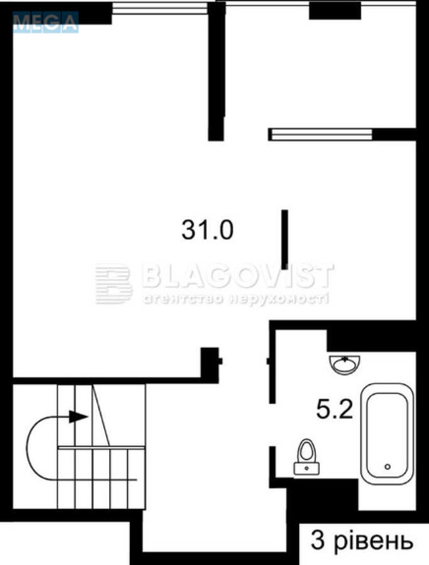 Продаж 3 кімнатної квартири (138/?/?), 9 пов. 10 пов. будинку, <a class="location-link" href="/kiev/" title="Недвижимость Київ">Київ</a>, <a class="location-link" href="/kiev/dneprovskij/" title="Недвижимость Дніпровський район">Дніпровський р-н</a>, Регенераторна вул., 4 (изображение 22)