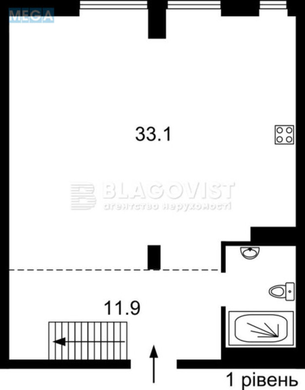 Продаж 3 кімнатної квартири (138/?/?), 9 пов. 10 пов. будинку, <a class="location-link" href="/kiev/" title="Недвижимость Київ">Київ</a>, <a class="location-link" href="/kiev/dneprovskij/" title="Недвижимость Дніпровський район">Дніпровський р-н</a>, Регенераторна вул., 4 (изображение 24)