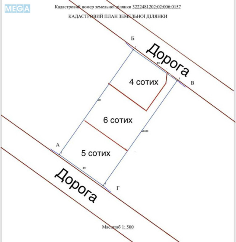 Продажа участка, 4&nbsp;сотки, участок под жилую застройку, <a class="location-link" href="/yurevka-selo-kv/" title="Недвижимость Юрівка">Юрівка</a>, Миру 5 (изображение 3)