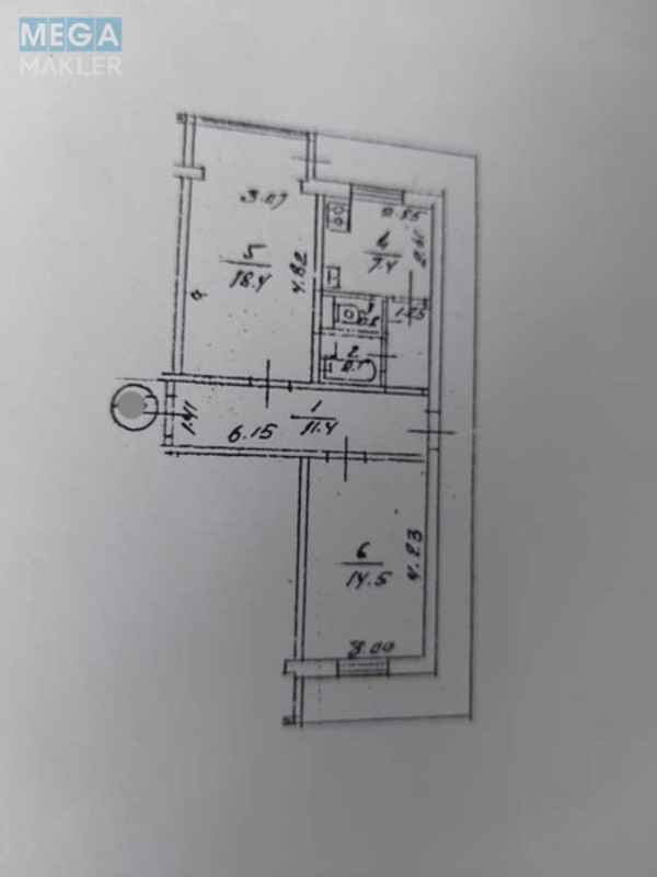 Продаж 2 кімнатної квартири (62/33/7), 3 пов. 9 пов. будинку, <a class="location-link" href="/kiev/" title="Недвижимость Київ">Київ</a>, <a class="location-link" href="/kiev/svyatoshinskij/" title="Недвижимость Святошинський район">Святошинський р-н</a>, Генерала Наумова ул., 23б (изображение 7)