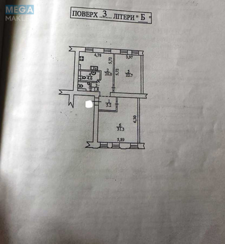 Продаж 2 кімнатної квартири (86/54/20), 2 пов. 4 пов. будинку, <a class="location-link" href="/kiev/" title="Недвижимость Київ">Київ</a>, <a class="location-link" href="/kiev/goloseevskij/" title="Недвижимость Голосіївський район">Голосіївський р-н</a>, Антоновича вул., 48Б (изображение 15)