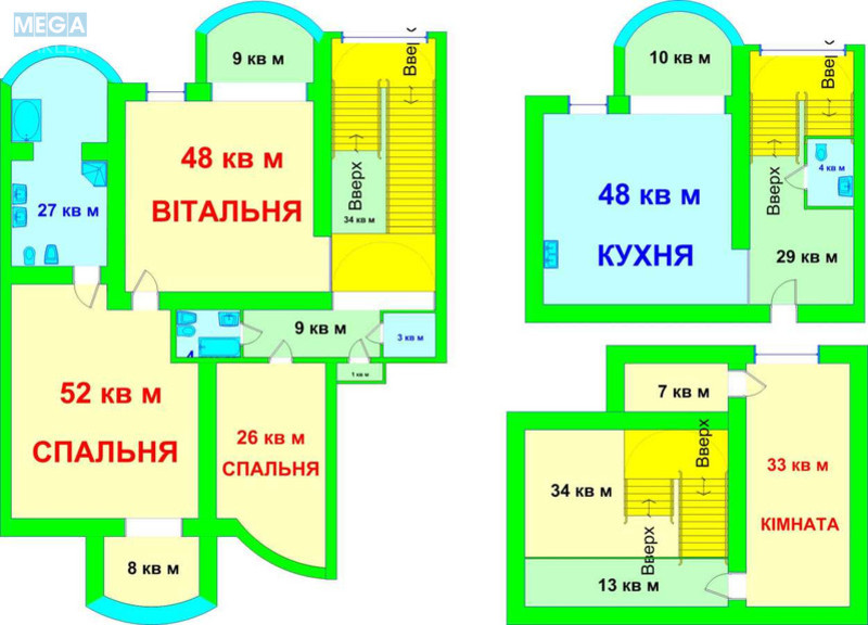 Продаж 4 кімнатної квартири (327/160/48), 11 пов. 13 пов. будинку, <a class="location-link" href="/kiev/" title="Недвижимость Київ">Київ</a>, <a class="location-link" href="/kiev/obolonskij/" title="Недвижимость Оболонський район">Оболонський р-н</a>, Героїв Сталінграду просп., 4 (изображение 8)