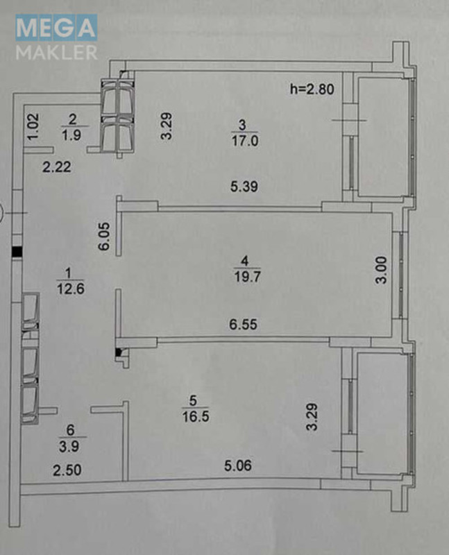 Продаж 2 кімнатної квартири (76/37/17), 16 пов. 27 пов. будинку, <a class="location-link" href="/kiev/" title="Недвижимость Київ">Київ</a>, <a class="location-link" href="/kiev/podolskij/" title="Недвижимость Подільський район">Подільський р-н</a>, Вишгородська вул., 45г (изображение 2)